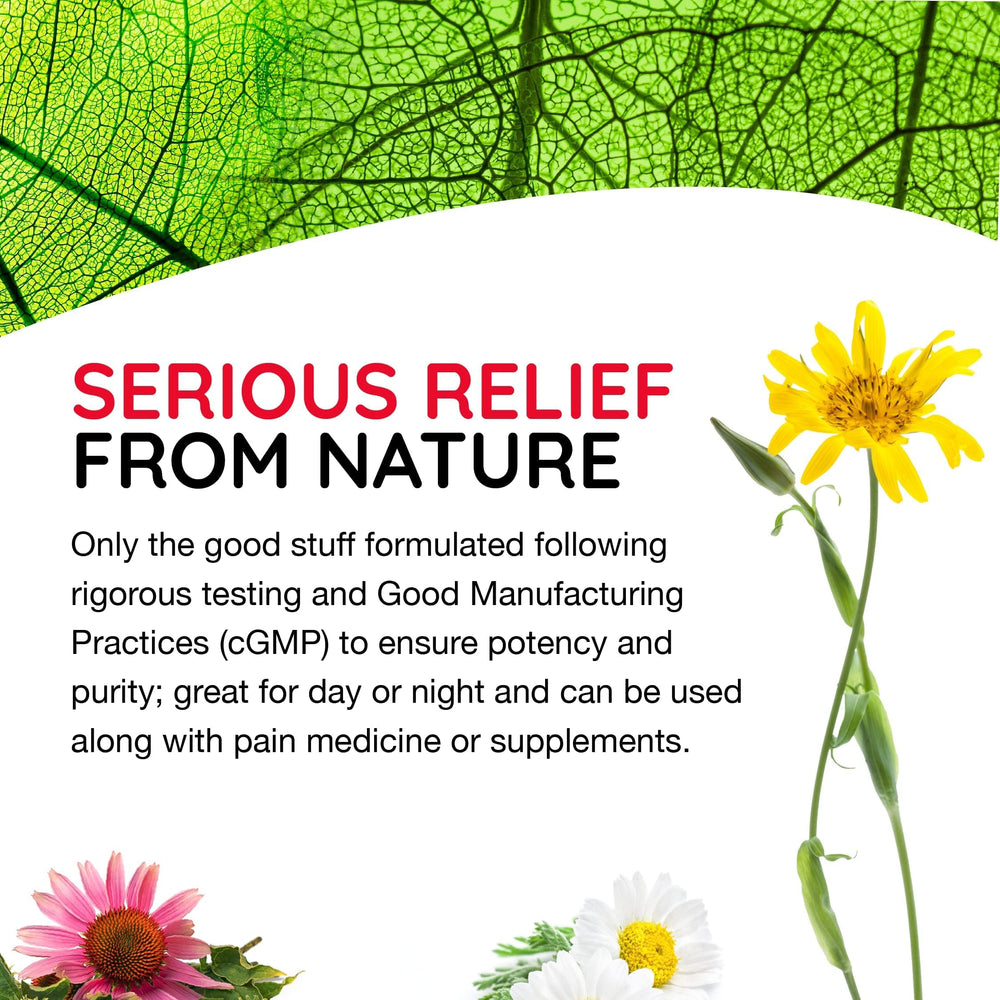 MediNatura T-Relief back pain targeted relief on affected area.