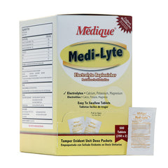Front view of Medique Medi-Lyte Electrolyte Replenisher box