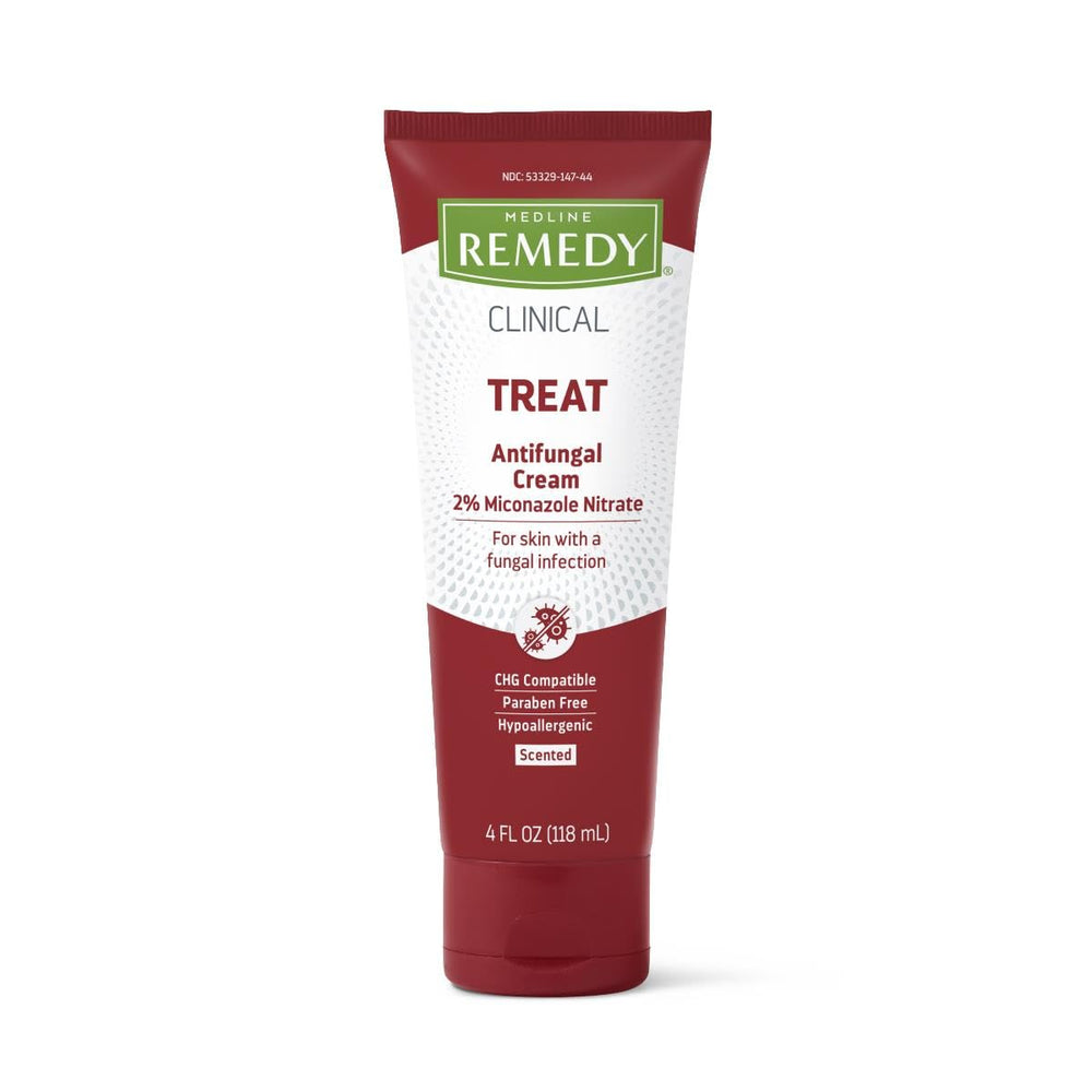 Medline Remedy Clinical Antifungal Cream tube ready for targeted treatment and relief.