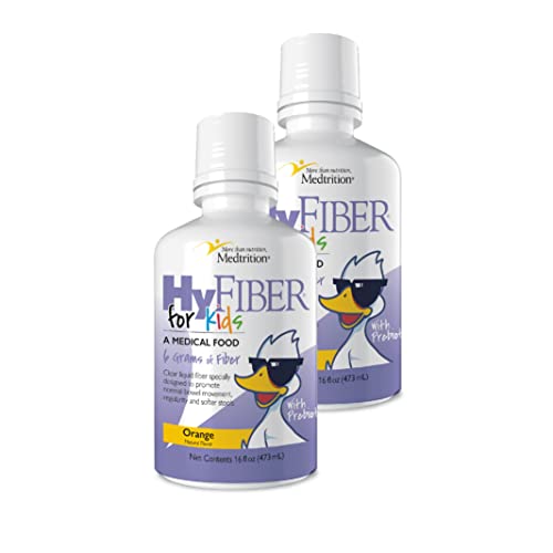 Medtrition HyFiber Kids liquid fiber bottle and packaging