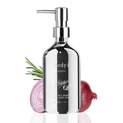 Medyi Onion Rosemary Shampoo bottle with fresh herbal fragrance for daily cleansing.