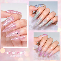 MEET ACROSS neon pink 7ml bottle showing reflective sparkle under flash.