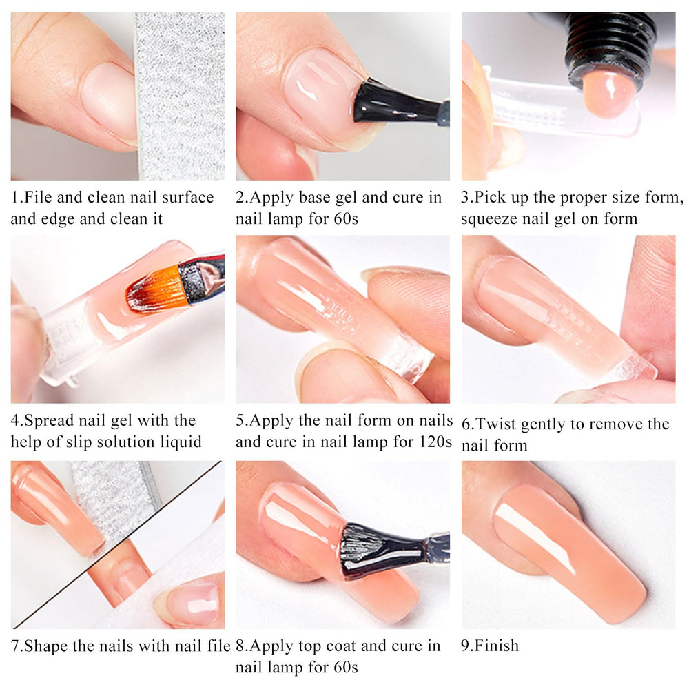 Meet Across extension demo: visualize easy nail building.