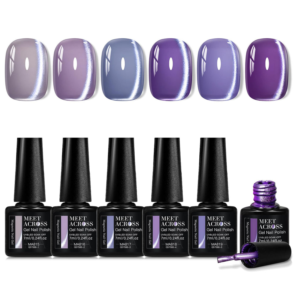 MEET ACROSS gift-ready magnetic gel polish kit for gifting occasions.