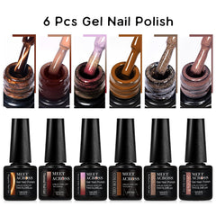 MEET ACROSS glitter close-up highlights sparkling texture for festive nails