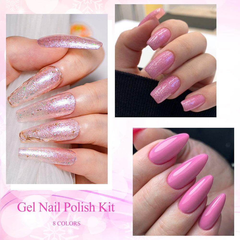 Meet Across nude glitter gel polish for chic daily nails