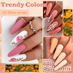Close-up of MEET ACROSS gel nail polish bottles highlighting rich color payoff