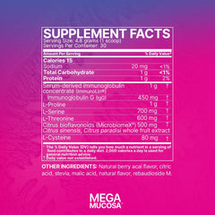 Berry Acai flavored powder with scoop