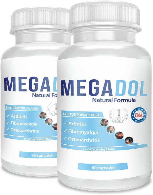 Megadol 100% natural – AS Seen on TV glucosamine, chondroitin, collagen, and MSM