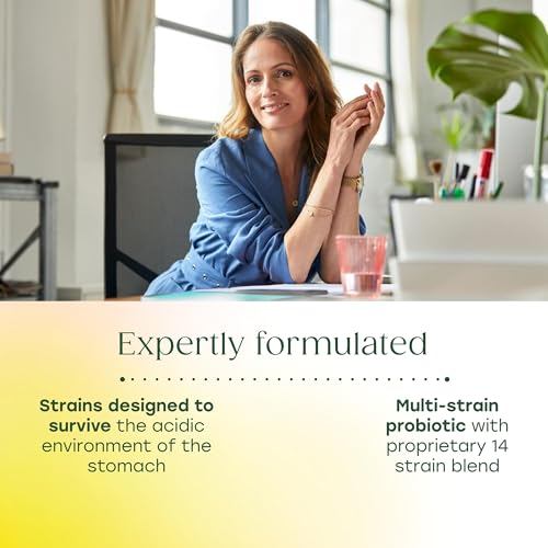 MegaFood Megaflora Probiotic Plus bottle emphasizes 50 billion CFU for gut support.