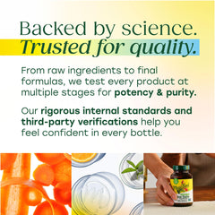 MegaFood Megaflora vegetarian certification icon on packaging appeals to diets.