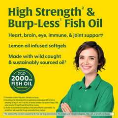 Label showing 1200mg EPA & DHA per serving