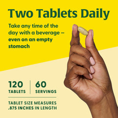Serving size 2 tablets for Baby & Me 2 Postnatal Vitamins
