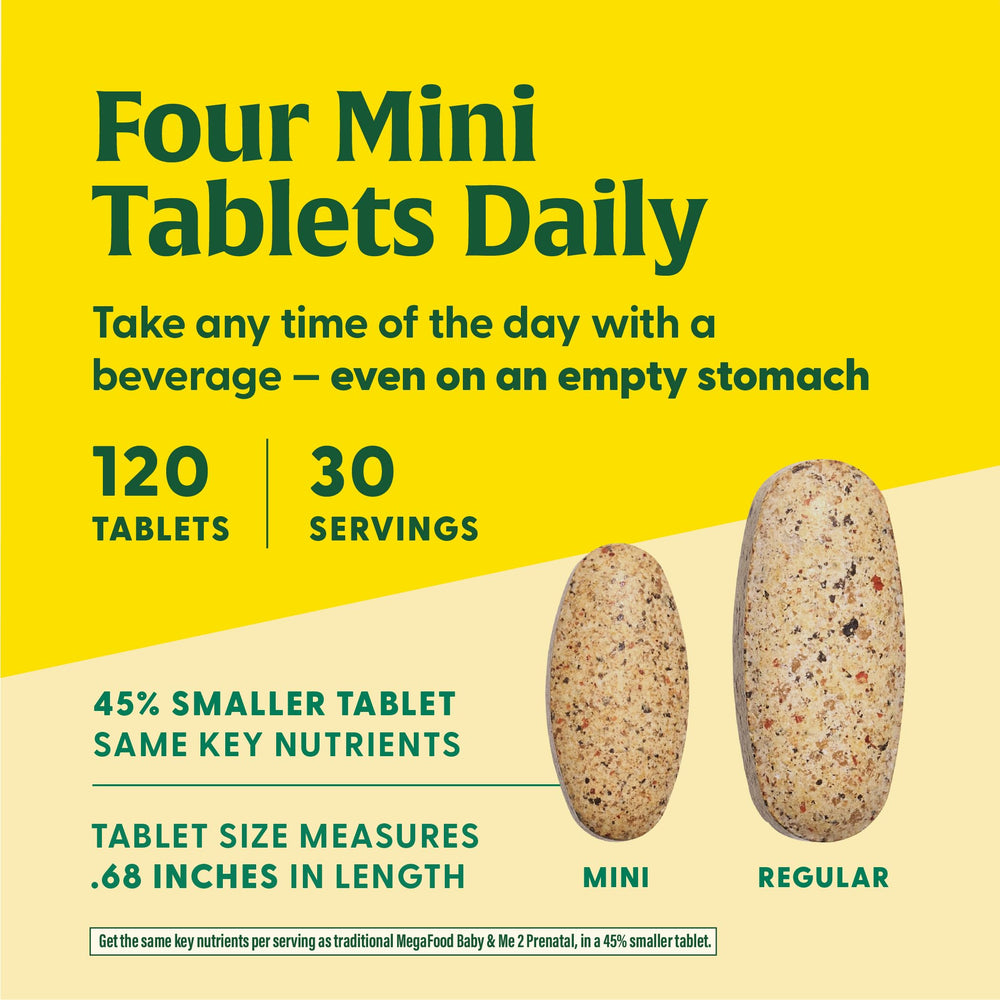 Gluten-free and vegetarian assurance icons alongside MegaFood label