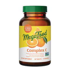 Bottle of MegaFood Complex C with 60 tablets