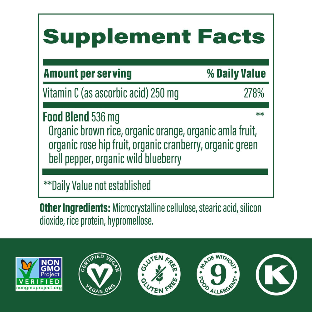 Orange real-food ingredients used in MegaFood Complex C