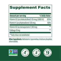 Close-up of MegaFood Vitamin D3 5000 IU capsules