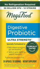 MegaFood Digestive Probiotic bottle and label