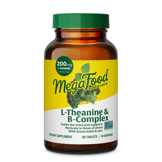 Hero image of MegaFood L-Theanine & Vitamin B Complex 60 tablets