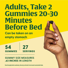 A person resting peacefully with MegaFood Melatonin Gummies