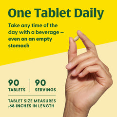Usage guidance: take 1 tablet daily