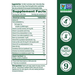 Close-up of grape-flavored kid's multivitamin chewables