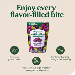Ingredient and magnesium citrate/malate information on packaging