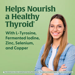 MegaFood Thyroid Strength tablets shown ready to take.