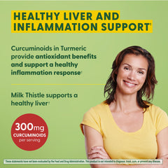 Milk Thistle and turmeric blend for liver support