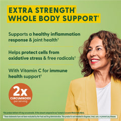 Label highlight: turmeric root extract and vitamin C