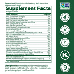 Bottle label highlighting 60 tabs and doctor-formulated formulation