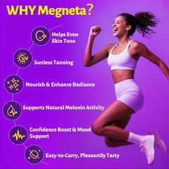 Zinc and Vitamin B3 with vegan base for MEGNETA gummies