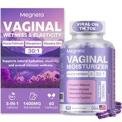 Megneta Vaginal Moisturizer capsules featuring Kacip Fatimah 1000mg and Manjakani 200mg (30:1 extract)