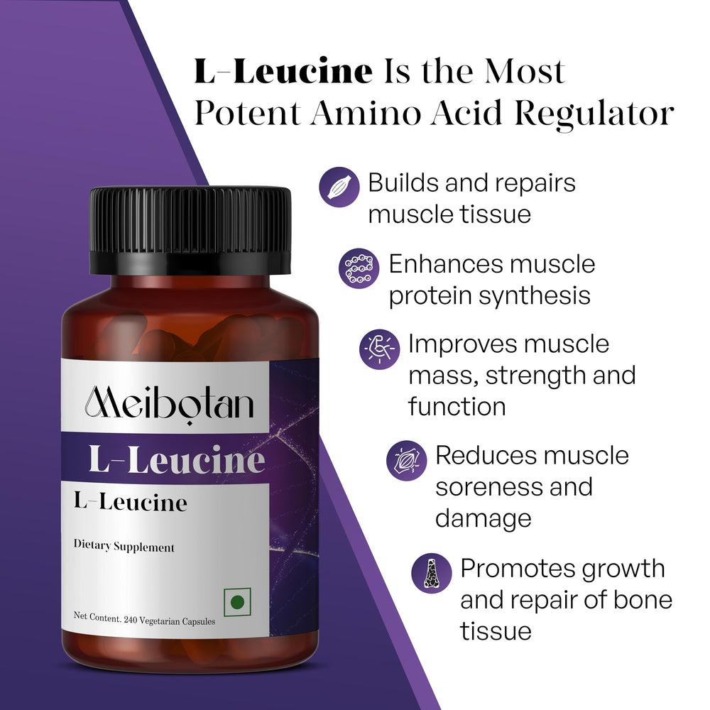 240 vegetarian capsules pack of Meibotan L-Leucine