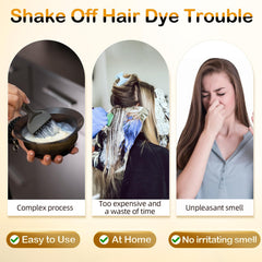 MEIDU cream-texture formula provides gentle dyeing and conditioning feel