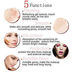 Meifen Phoera Primer enriched with natural plant extracts for nourished-looking skin.