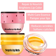 Meilury lip mask overnight application on lips ready for bedtime