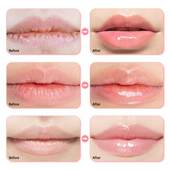 Meilury Lip Mask texture close-up highlights lightweight, non-greasy moisture.