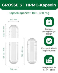 Plant-based cellulose HPMC capsules — vegan, vegetarian, halal, non-GMO