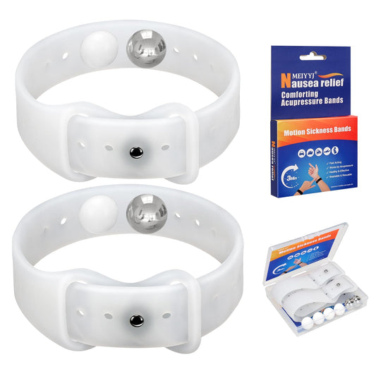 MEIYYJ motion sickness bands worn on the wrist offer natural relief during travel