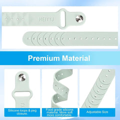 Meiyyj Wristbands adjustable strap fits a comfortable wrist for day-long use.