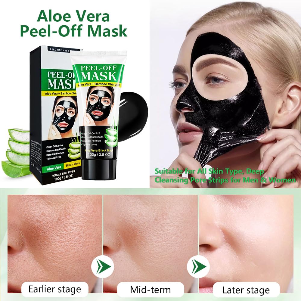 Mekuel Charcoal Peel-Off on nose area removing blackheads naturally and safely.