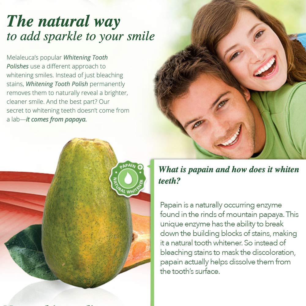Whitening Tooth Polish Fresh Mint tube angled for display