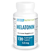 Supersmart melatonin 2.5 mg ultra fast acting sublingual mint tablets