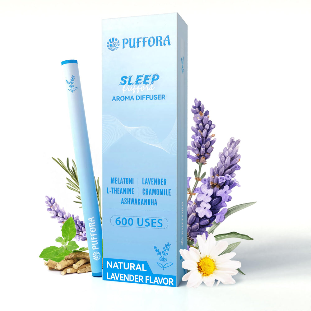 Close-up of Melatonin Diffuser Pen with Lavender