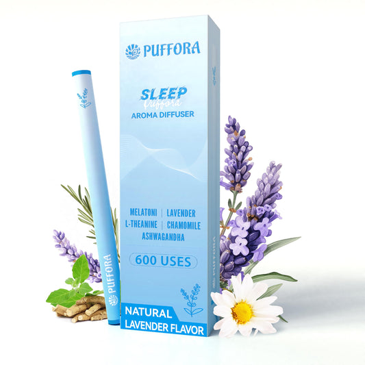 Close-up of Melatonin Diffuser Pen with Lavender
