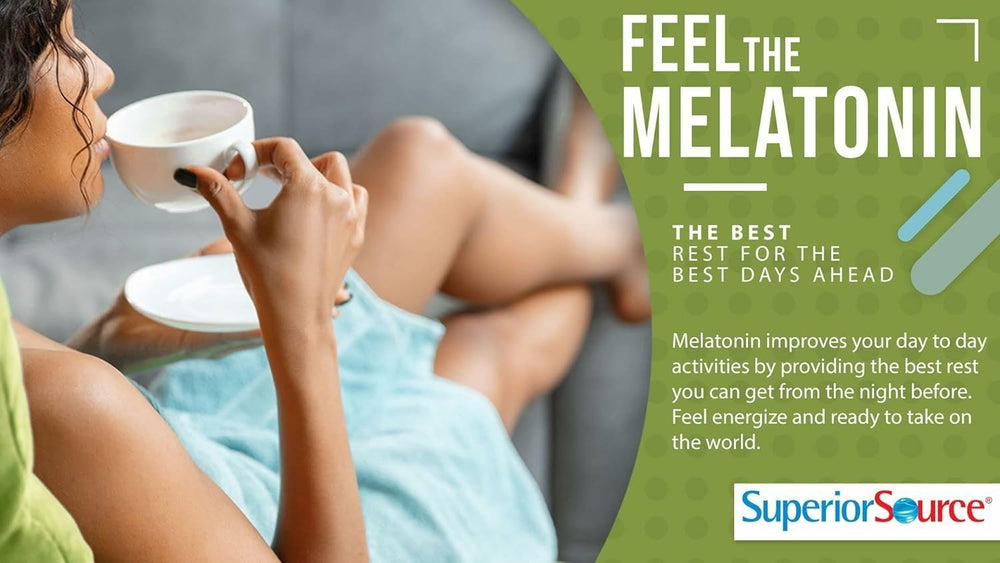 Superior Source Extra Strength Melatonin bottle label