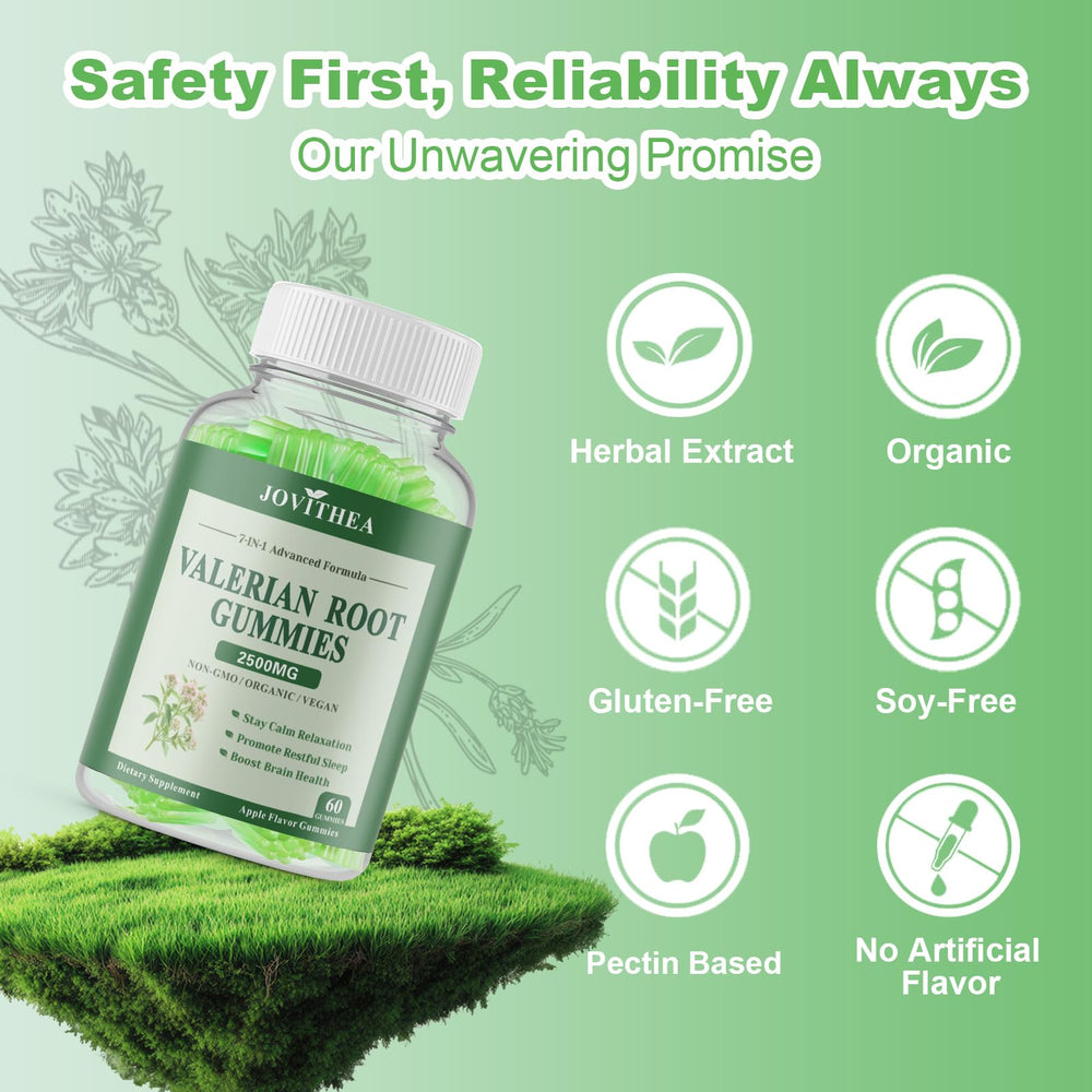 Melatonin-free and non-habit forming label on packaging