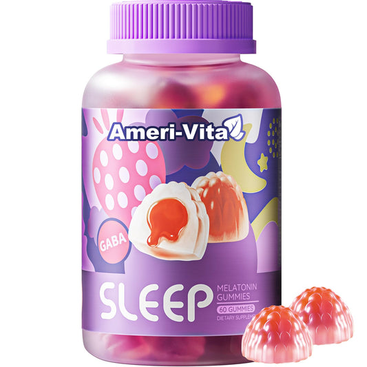 Ameri-Vita Sleep Melatonin Gummies bottle front