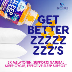 Vegan and non-GMO Melatonin Sleep Gummies packaging